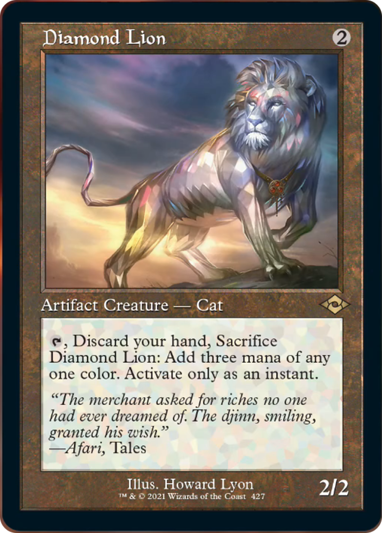Diamond Lion Card Image