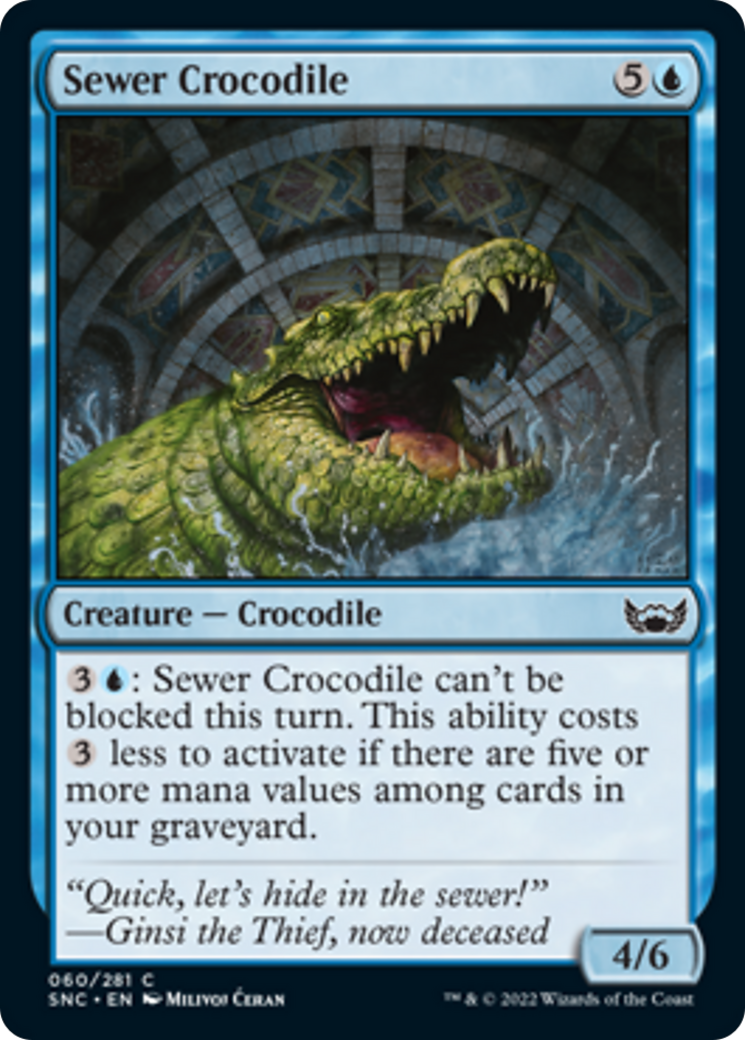 Sewer Crocodile Card Image