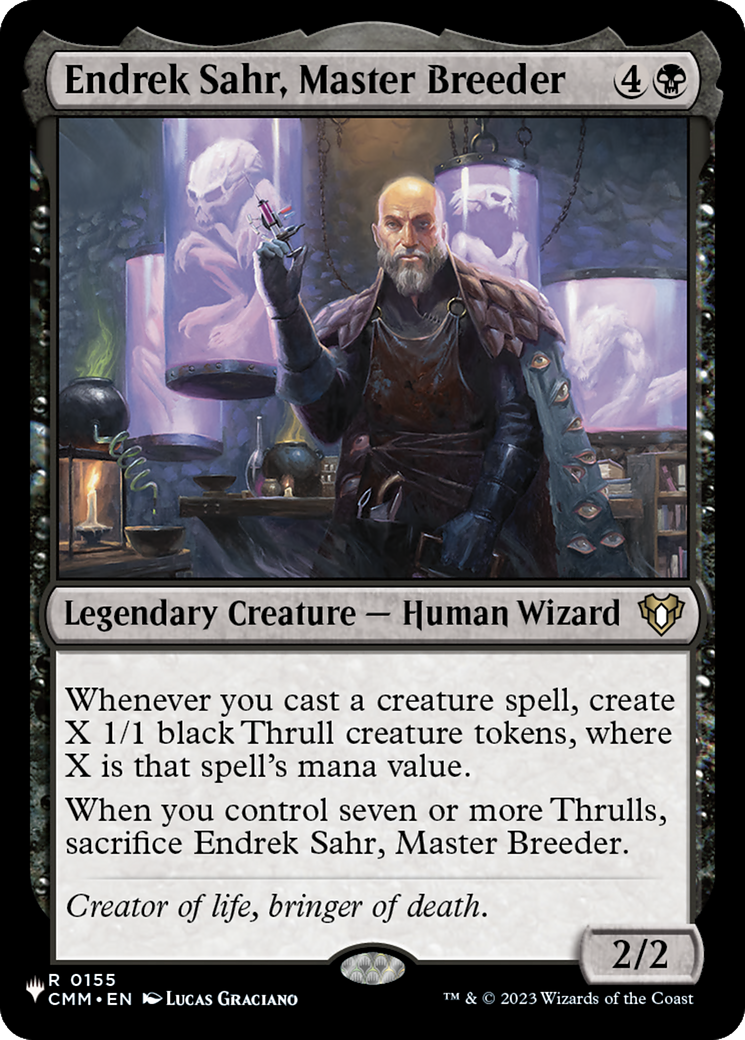 Endrek Sahr, Master Breeder Card Image
