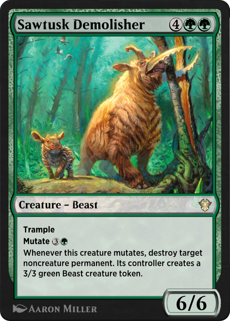 Sawtusk Demolisher Card Image