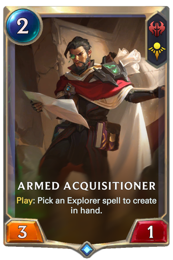 Armed Acquisitioner Card Image
