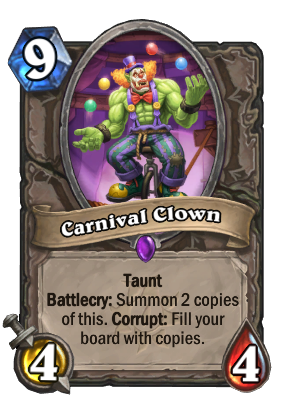 Carnival Clown Card Image