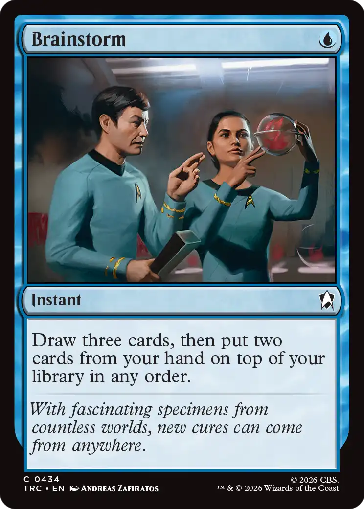 Brainstorm Magic: The Gathering card