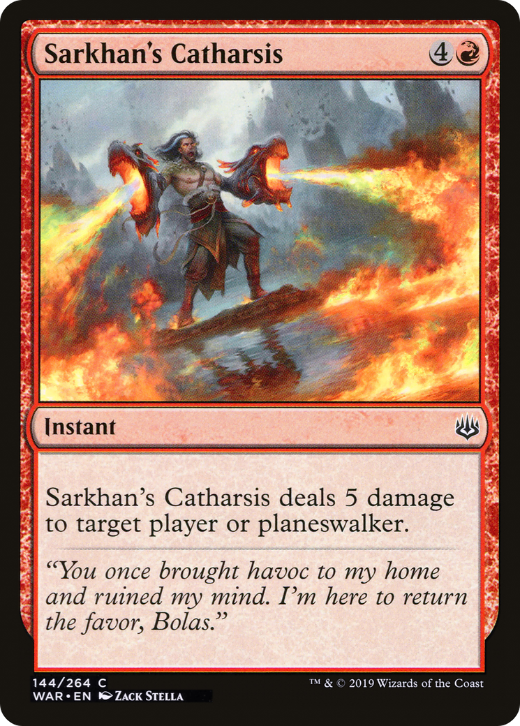 Sarkhan's Catharsis Card Image