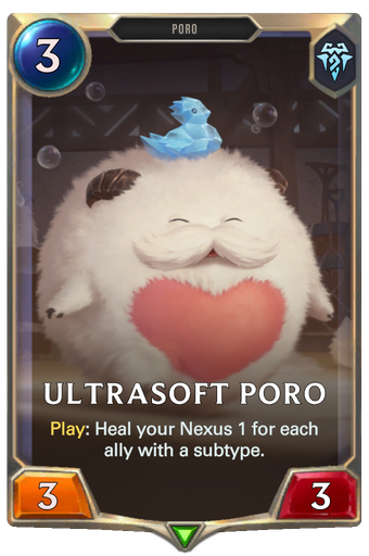 Ultrasoft Poro Card Image
