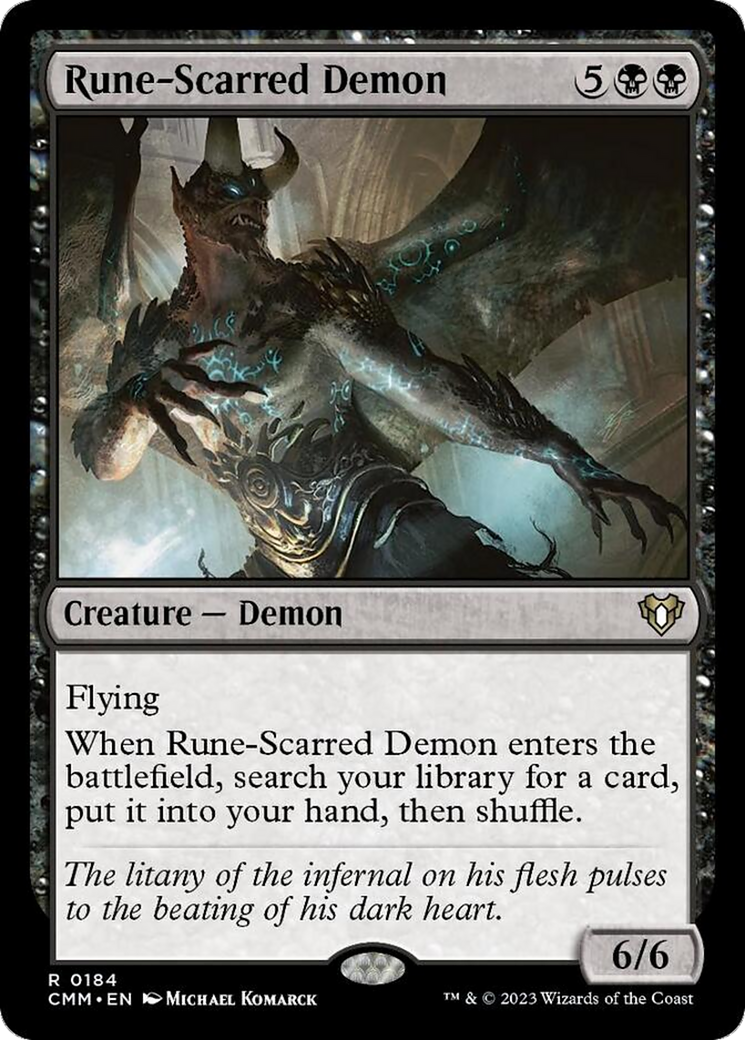 Rune-Scarred Demon Card Image
