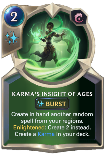 Karma's Insight of Ages Card Image