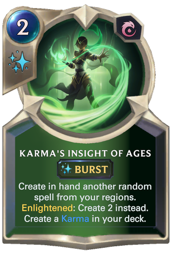 Karma's Insight of Ages Card Image