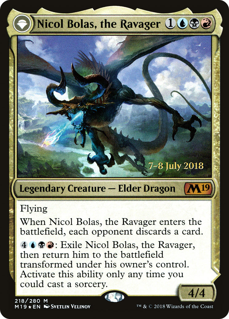 Nicol Bolas, the Ravager // Nicol Bolas, the Arisen Card Image
