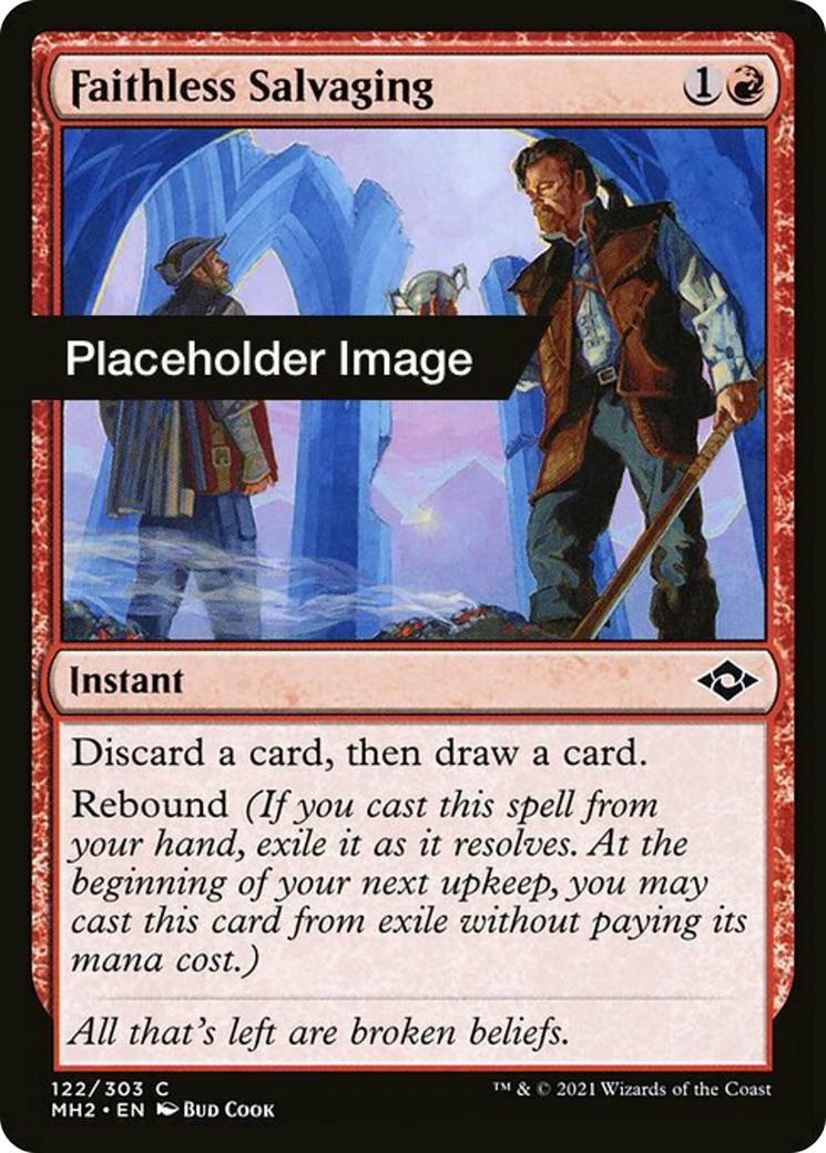 Faithless Salvaging Card Image
