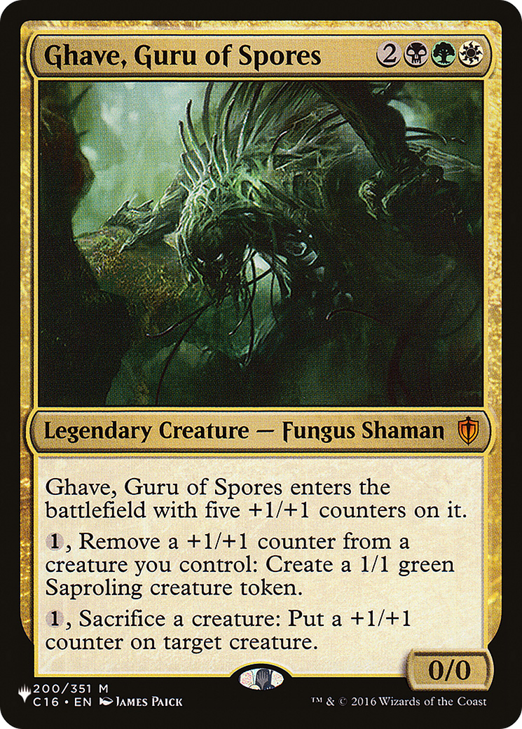 Ghave, Guru of Spores Card Image