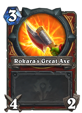 Rokara's Great Axe Card Image