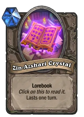 Zin-Azshari Crystal Card Image