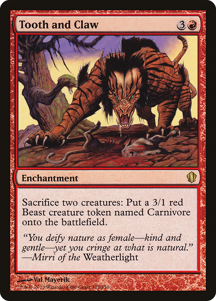 Tooth and Claw Card Image