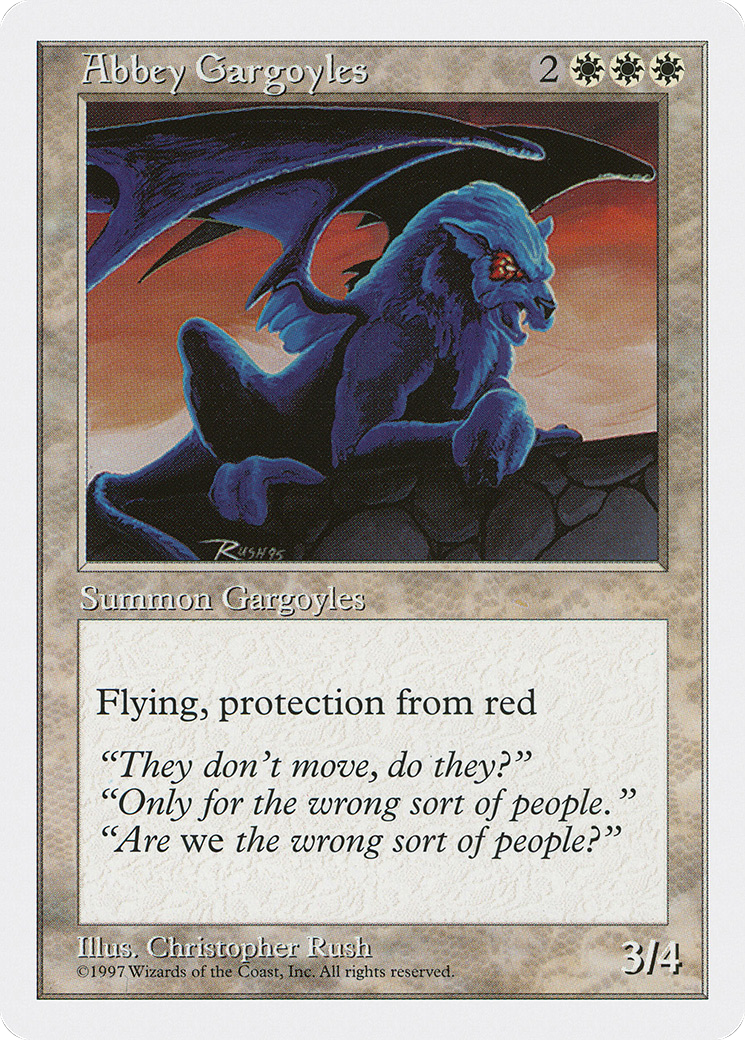 Abbey Gargoyles Card Image