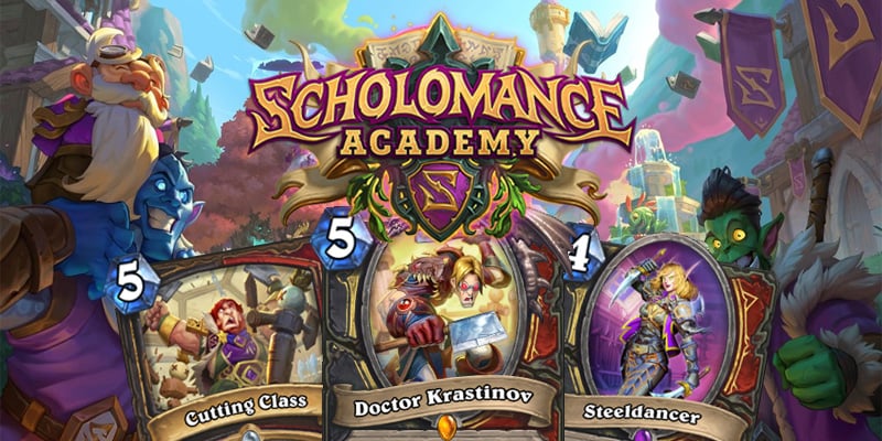 Our Thoughts on Hearthstone's Scholomance Academy Rogue/Warrior Dual Class Cards