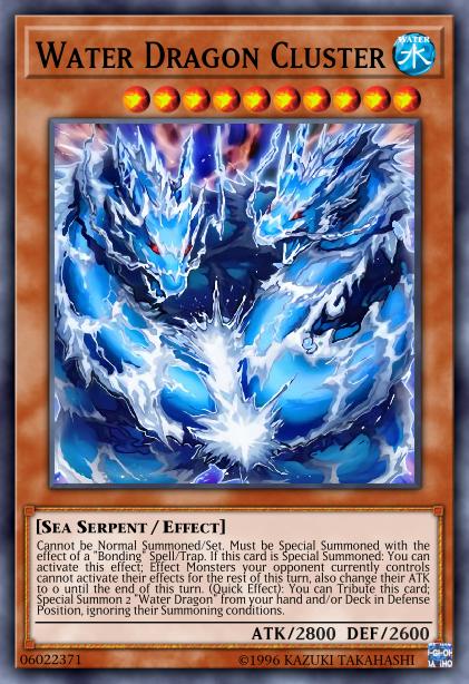 Water Dragon Cluster Card Image