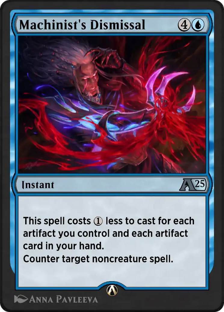 Machinist's Dismissal Card Image