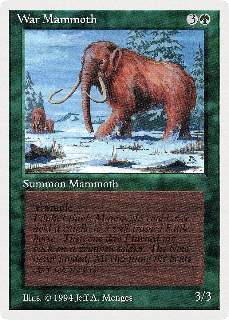 War Mammoth Card Image