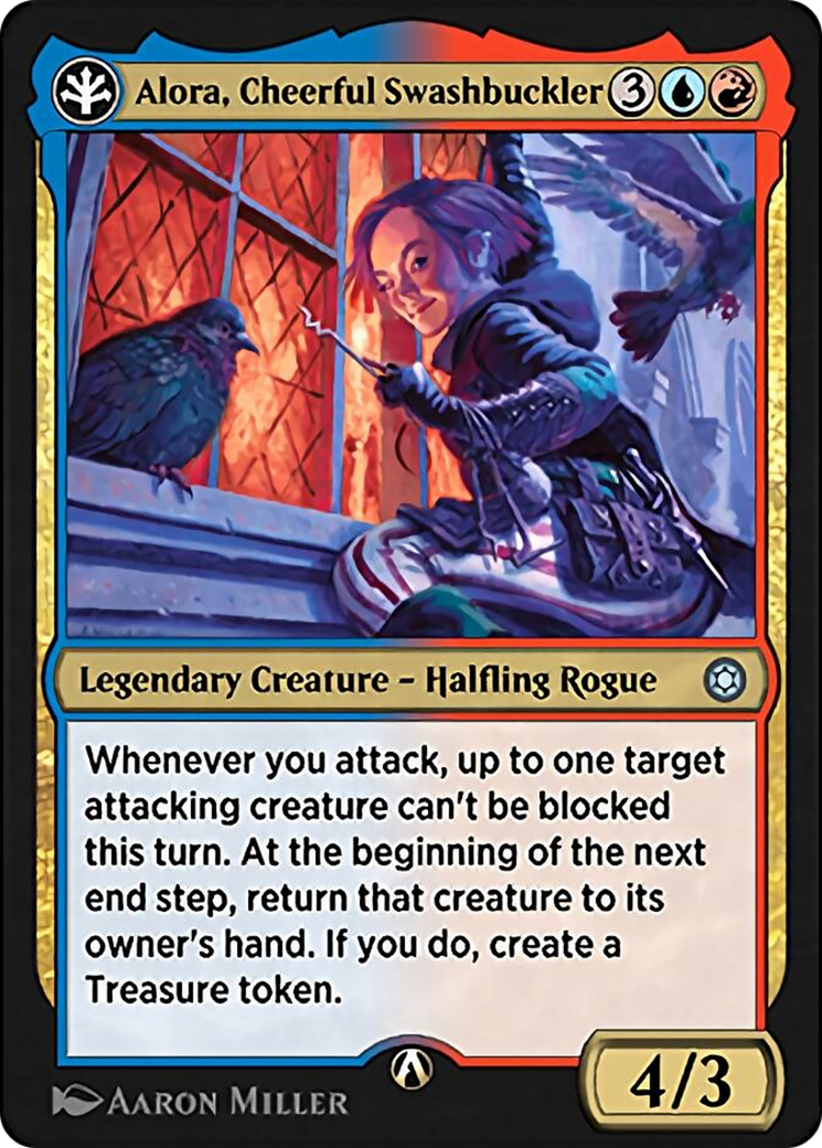 Alora, Cheerful Swashbuckler Card Image
