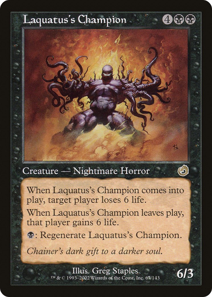 Laquatus's Champion Card Image