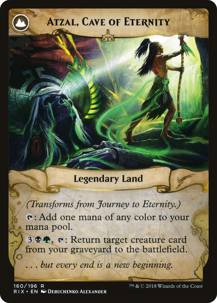 Journey to Eternity // Atzal, Cave of Eternity Card Image