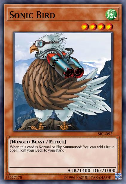 Sonic Bird Card Image