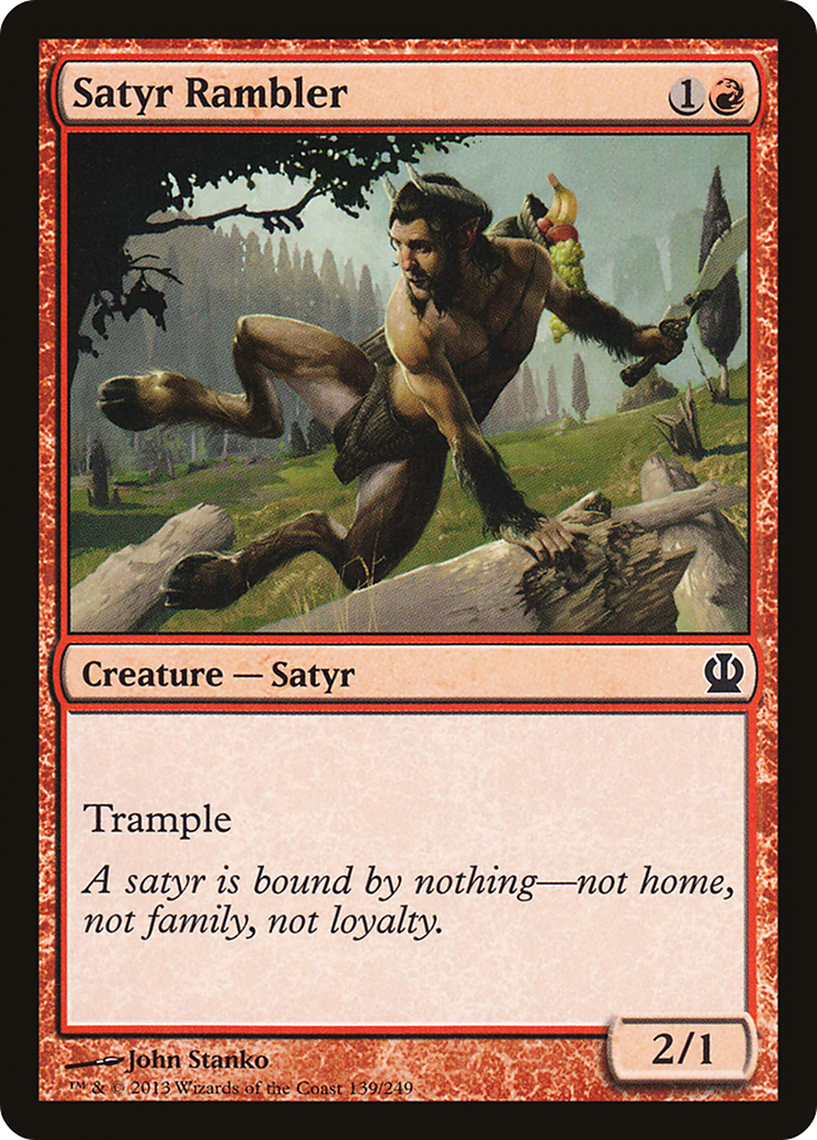 Satyr Rambler Card Image