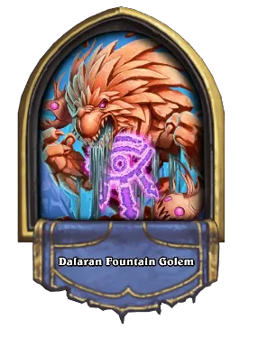 Dalaran Fountain Golem Card Image