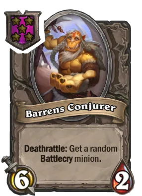 Barrens Conjurer Card Image