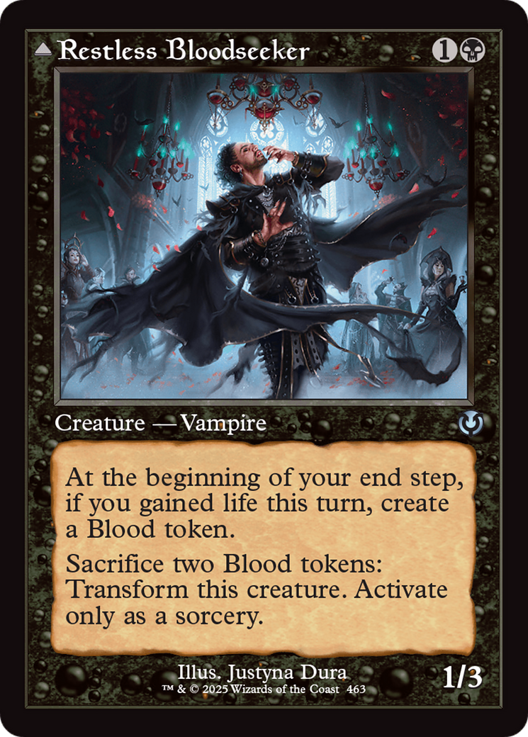 Restless Bloodseeker // Bloodsoaked Reveler Card Image