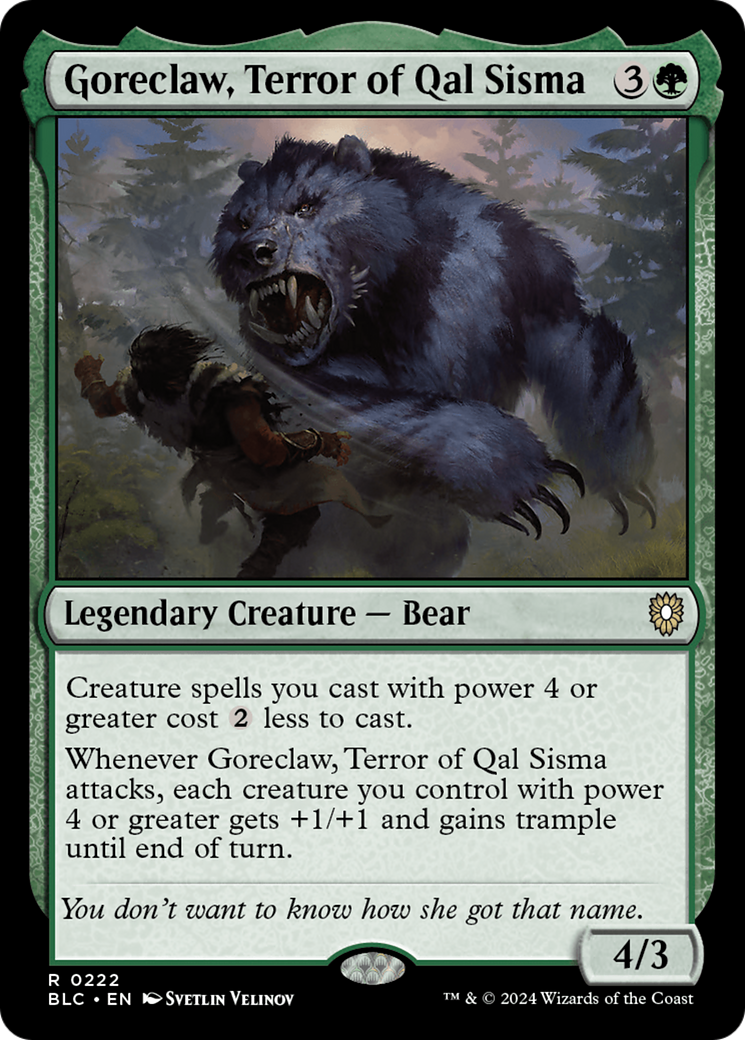 Goreclaw, Terror of Qal Sisma Card Image