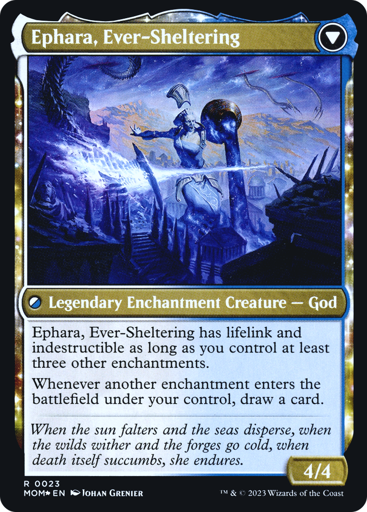 Invasion of Theros // Ephara, Ever-Sheltering Card Image