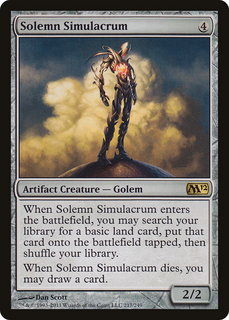 Solemn Simulacrum Card Image