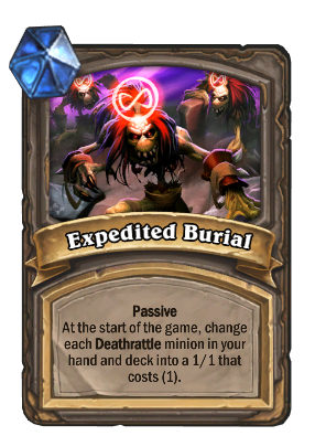 Expedited Burial Card Image