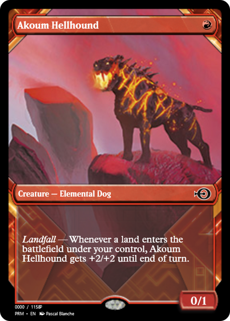 Akoum Hellhound Card Image