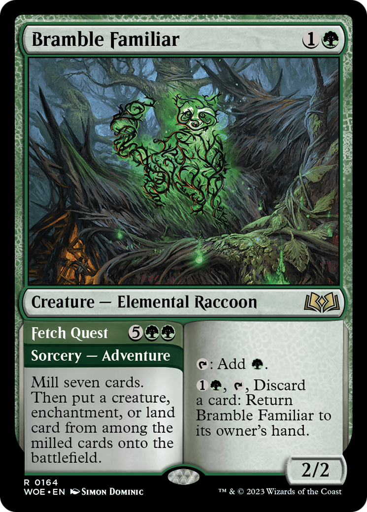 Bramble Familiar // Fetch Quest Card Image