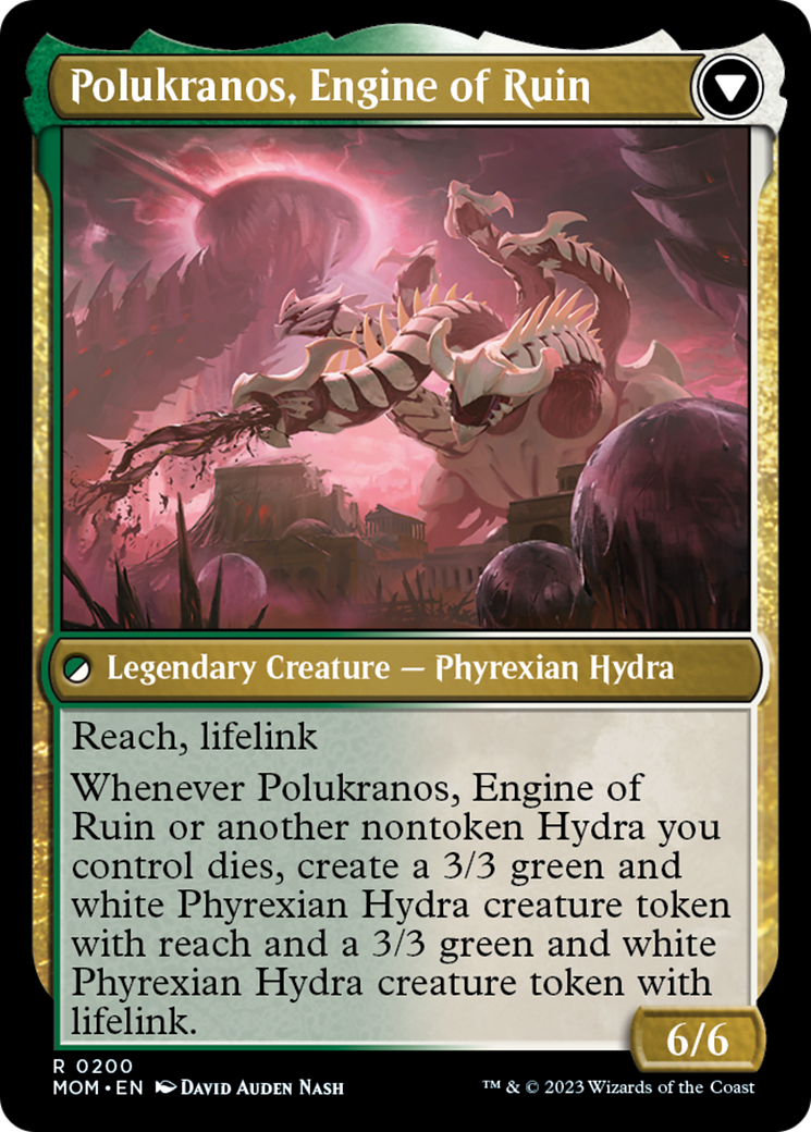 Polukranos Reborn // Polukranos, Engine of Ruin Card Image