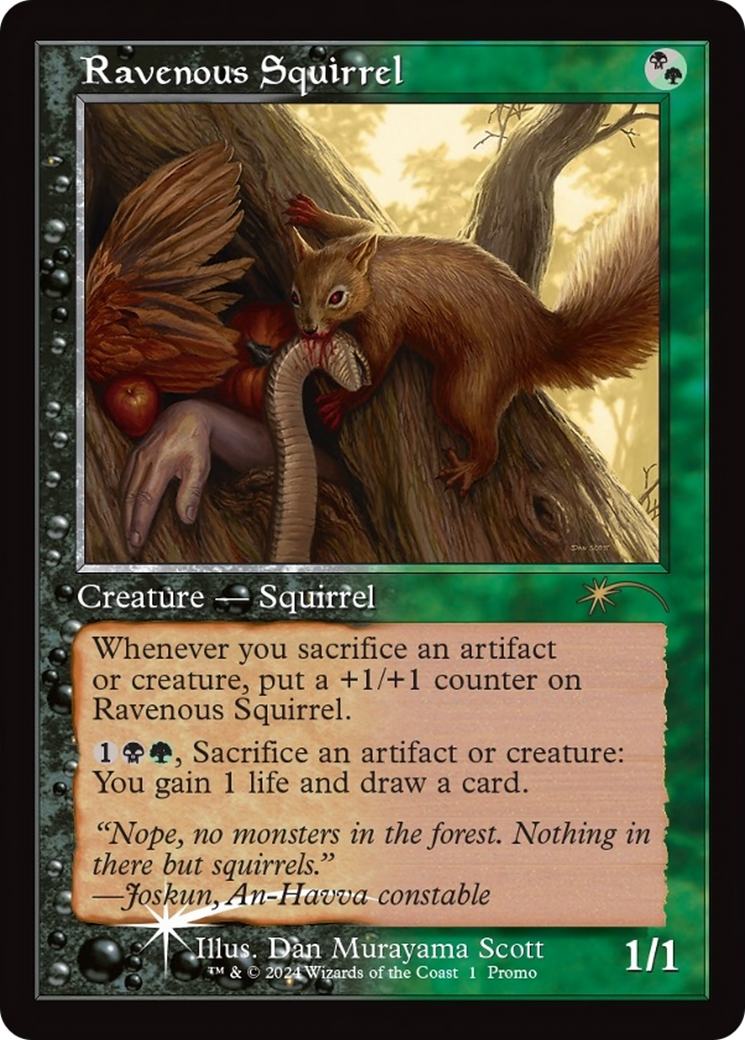 Ravenous Squirrel Card Image