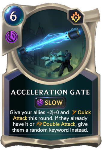 Acceleration Gate Card Image