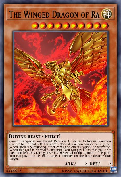 The Winged Dragon of Ra Yu-Gi-Oh Card, Art 3