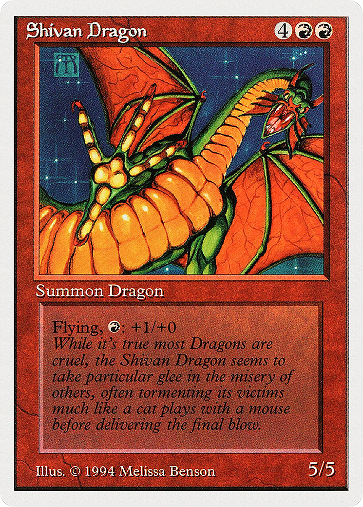 Shivan Dragon Card Image