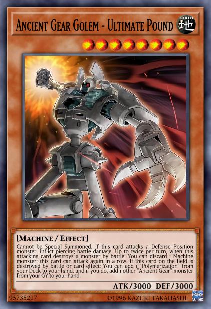 Ancient Gear Golem - Ultimate Pound Card Image