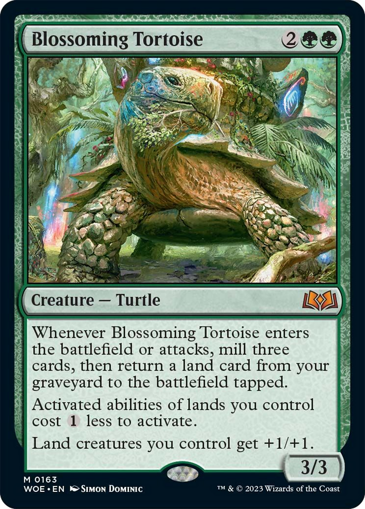 Blossoming Tortoise Card Image