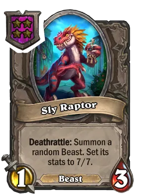 Sly Raptor Card Image