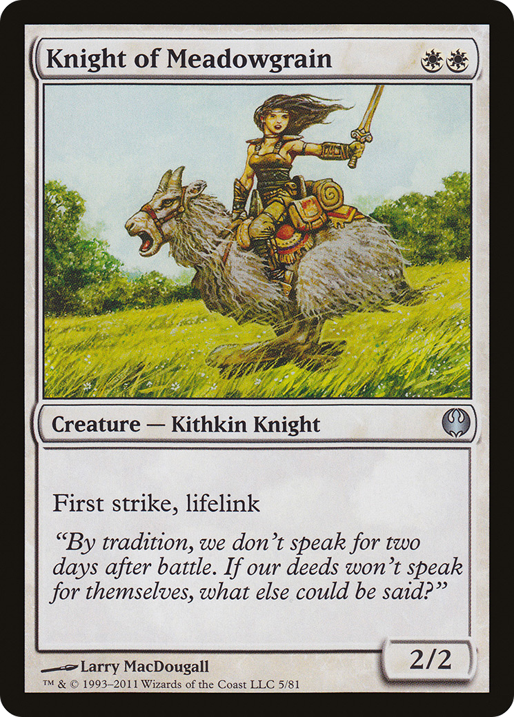 Knight of Meadowgrain Card Image