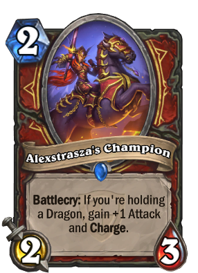 Alexstrasza's Champion Card Image