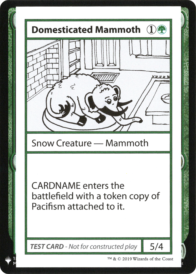 Domesticated Mammoth Card Image