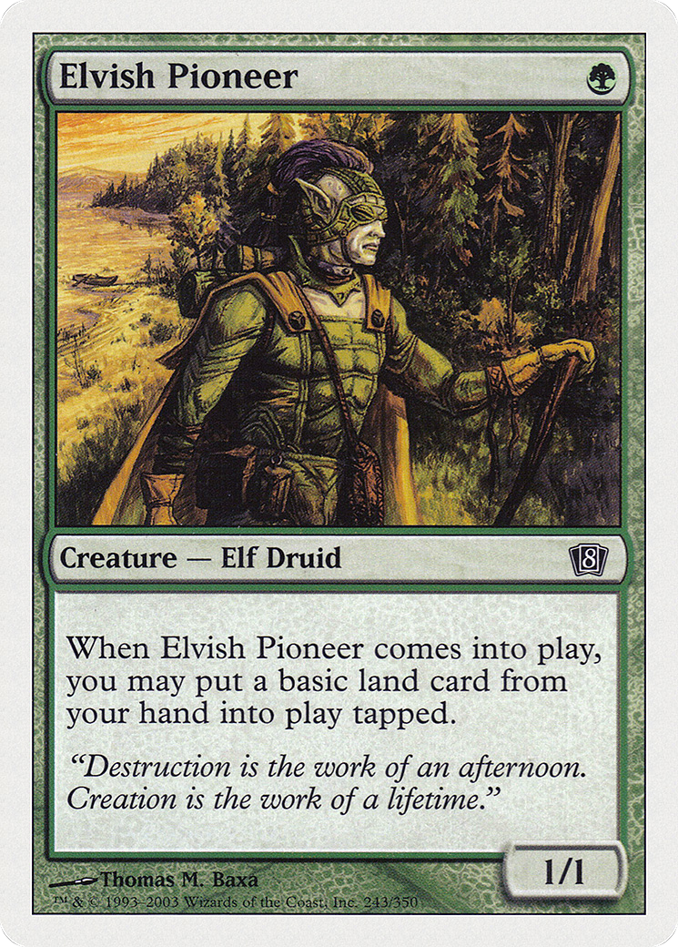 Elvish Pioneer Card Image