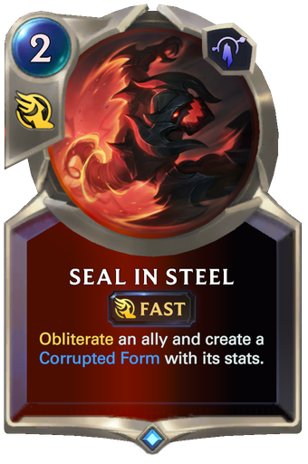 Seal In Steel Card Image